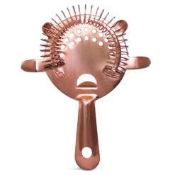 BarProducts.com BarConic® Four Prong Strainer – Copper Plated Master Mixology