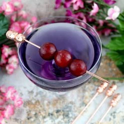 BarProducts.com Copper Plated Tiki Cocktail Picks - 4 Pack