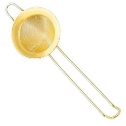 BarProducts.com BAR TOOLS BarConic® Strainer - Fine Mesh - Gold Plated