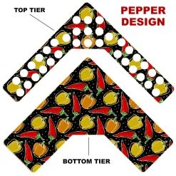 BarProducts Handcrafted CHOOSE YOUR PATTERN - Counter Caddies™ - Corner Unit W/ K-Cup Holes