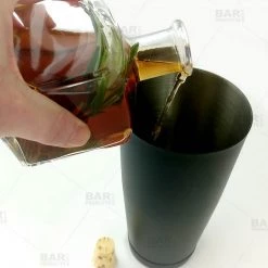 BarProducts.com Square Craft Bartending Bottle W/ Cork - Clear 7oz / 210ml 6 BarProducts.com Square Craft Bartending Bottle W/ Cork - Clear 7oz / 210ml