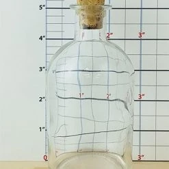 BarProducts.com Craft Bartending Bottle W/ Cork - 8.5oz / 250ml Master Mixology