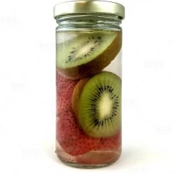 BarProducts.com Tall Craft Bartending Jar W/ Gold Lid - Clear 8 Oz