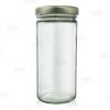 BarProducts.com Tall Craft Bartending Jar W/ Gold Lid - Clear 8 Oz
