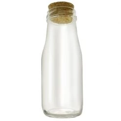 BarProducts.com Craft Glass Bottle - W/Cork - 10 Ounces