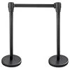 BarProducts.com BarConic® 36" Stanchion With 6 1/2" Retractable Belt - Set Of 2 BAR EQUIPMENT