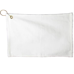 BarProducts.com 17.5" X 11" White Bar Towel With Hook PRODUCT DESIGNER