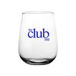 BarProducts.com 17 Oz Printed BarConic® Stemless Wine Glass