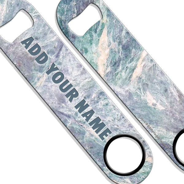 custom-marble-purple-green-speed-bottle-opener.jpg BarProducts.com BAR TOOLS ADD YOUR NAME SPEED Bottle Opener – Marble