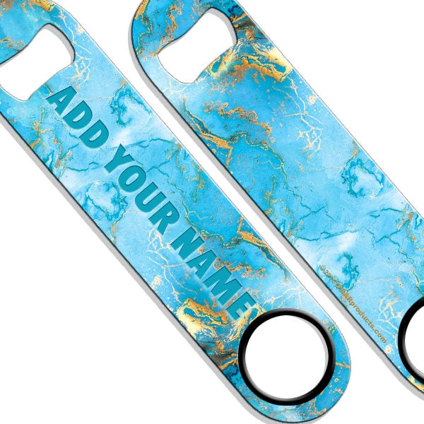 custom-marble-tourquiose-speed-bottle-opener.jpg BarProducts.com BAR TOOLS ADD YOUR NAME SPEED Bottle Opener – Marble