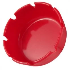 BarProducts.com Ashtray - Red Plastic - 4 Inch Diameter