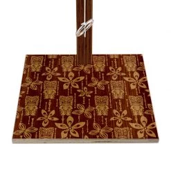 BarProducts.com Tabletop Ring Toss Game - Stained Tiki Pattern