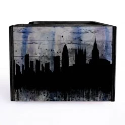 BarProducts.com Wooden Bar Caddy - City Scene BAR SUPPLIES