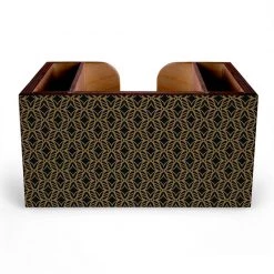 BarProducts.com BAR SUPPLIES Wooden Bar Caddy - Elegant Vintage