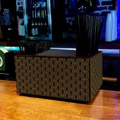 BarProducts.com BAR SUPPLIES Wooden Bar Caddy - Elegant Vintage