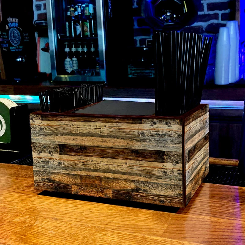 custom-wood-caddy-wood-planks-web_sceen.jpg BarProducts.com Wooden Bar Caddy - Rustic Wood Planks