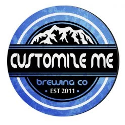 BarProducts.com CUSTOMIZABLE Coaster - 4in Round Foam - Brewing Company Design