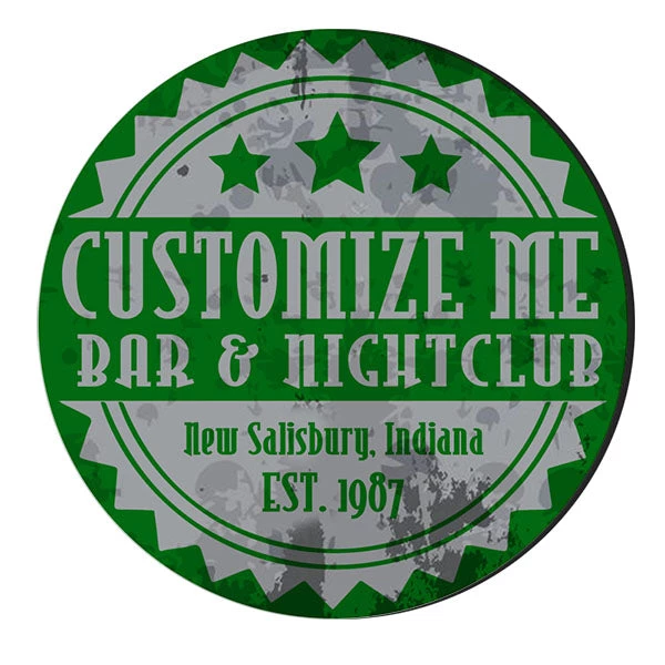 customize-coaster-round-foam-green-badge_web1.jpg BarProducts.com CUSTOMIZABLE Coaster - 4in Round Foam - Badge Design BAR SUPPLIES