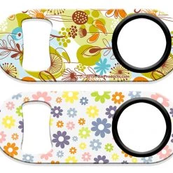 BarProducts.com Kolorcoat™ Mini Opener With Retractable Reel - Cute Floral
