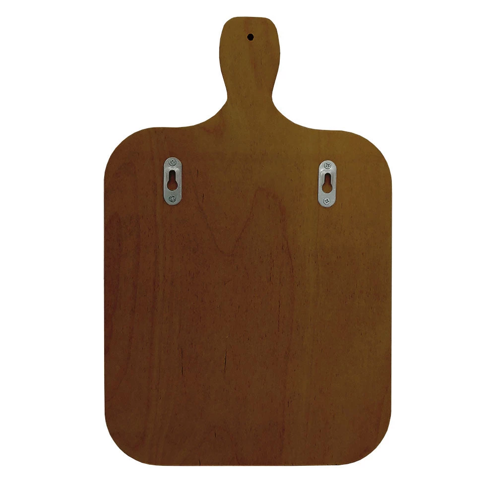 cutting-board-shaped-chalkboard-sign-WEB-5.jpg BarProducts Handcrafted SPECIAL COLLECTIONS Wood Plaque Menu - Cutting Board Shaped Chalkboard - Rooster Design