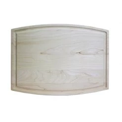 BarProducts.com SPECIAL COLLECTIONS Cutting Board - Maple Wood - Arched