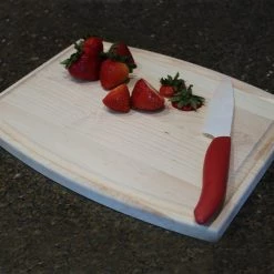 BarProducts.com SPECIAL COLLECTIONS Cutting Board - Maple Wood - Arched
