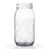 BarProducts.com BarConic® - Diamond Cut Mason Jar - 24oz