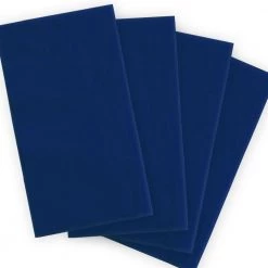 BarProducts.com BarConic® 15” X 17” 2-PLY Colored Paper Dinner Napkins – DARK BLUE – Pack Of 100