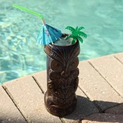 BarProducts.com BarConic® Green Palm Tree Stirrers - 7