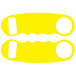 BarProducts.com Kolorcoat™ Knuckle Popper Opener - Yellow PRODUCT DESIGNER