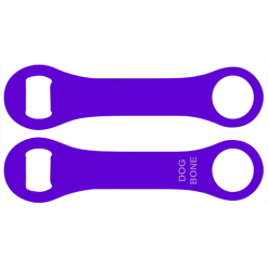 BarProducts.com Kolorcoat™ Dog Bone Bottle Opener - Purple