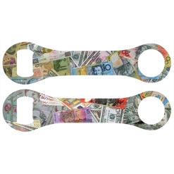 BarProducts.com PRODUCT DESIGNER Kolorcoat™ Dog Bone Bottle Opener - Currency