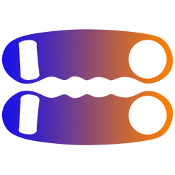 BarProducts.com Kolorcoat™ Knuckle Popper Opener - Blue To Orange PRODUCT DESIGNER