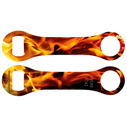 db-_0000s_0017_flames_2.png BarProducts.com Kolorcoat™ Dog Bone Bottle Opener - Flames