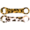 BarProducts.com Kolorcoat™ Dog Bone Bottle Opener - Yellow Leopard PRODUCT DESIGNER