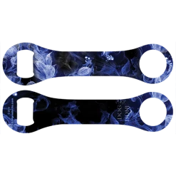 BarProducts.com PRODUCT DESIGNER Kolorcoat™ Dog Bone Bottle Opener - Blue Smoke