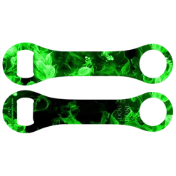 BarProducts.com Kolorcoat™ Dog Bone Bottle Opener - Green Smoke PRODUCT DESIGNER