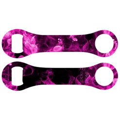 BarProducts.com PRODUCT DESIGNER Kolorcoat™ Dog Bone Bottle Opener - Pink Smoke