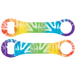 BarProducts.com Kolorcoat™ Dog Bone Bottle Opener - Tie Dye