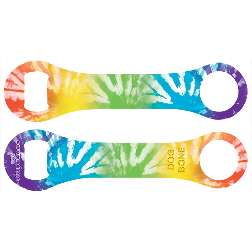 db-_0000s_0037_tie-dye-1_2.png BarProducts.com Kolorcoat™ Dog Bone Bottle Opener - Tie Dye