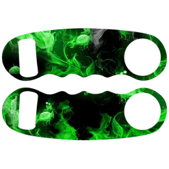 BarProducts.com Kolorcoat™ Knuckle Popper Opener - Green Smoke