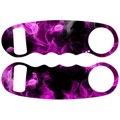 BarProducts.com PRODUCT DESIGNER Kolorcoat™ Knuckle Popper Opener - Pink Smoke