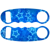 BarProducts.com PRODUCT DESIGNER Kolorcoat™ Knuckle Popper Opener - Blue Stars