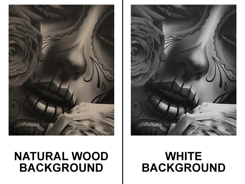 de-2430-amor-eterno.jpg BarProducts.com Amor Eterno 24" X 30" Wooden Table Top - Two Types Available