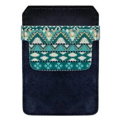 BarProducts.com Bottle Opener Accessories DekoPokit™ Leather Bottle Opener Pocket Protector W/ Designer Flap - Green Aztec