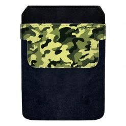 BarProducts.com DekoPokit™ Leather Bottle Opener Pocket Protector W/ Designer Flap - Green Camo Bottle Opener Accessories