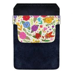 BarProducts.com DekoPokit™ Leather Bottle Opener Pocket Protector W/ Designer Flap - Earthy Floral