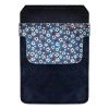 BarProducts.com DekoPokit™ Leather Bottle Opener Pocket Protector W/ Designer Flap - Denim Floral