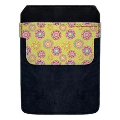 BarProducts.com DekoPokit™ Leather Bottle Opener Pocket Protector W/ Designer Flap - Cute Floral