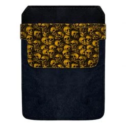 BarProducts.com DekoPokit™ Leather Bottle Opener Pocket Protector W/ Designer Flap - Gold Skulls 13 BarProducts.com DekoPokit™ Leather Bottle Opener Pocket Protector W/ Designer Flap - Gold Skulls